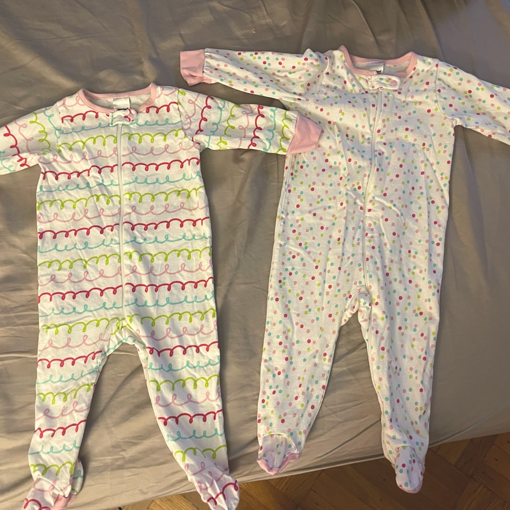 2 for 1 baby onesie footie pjs